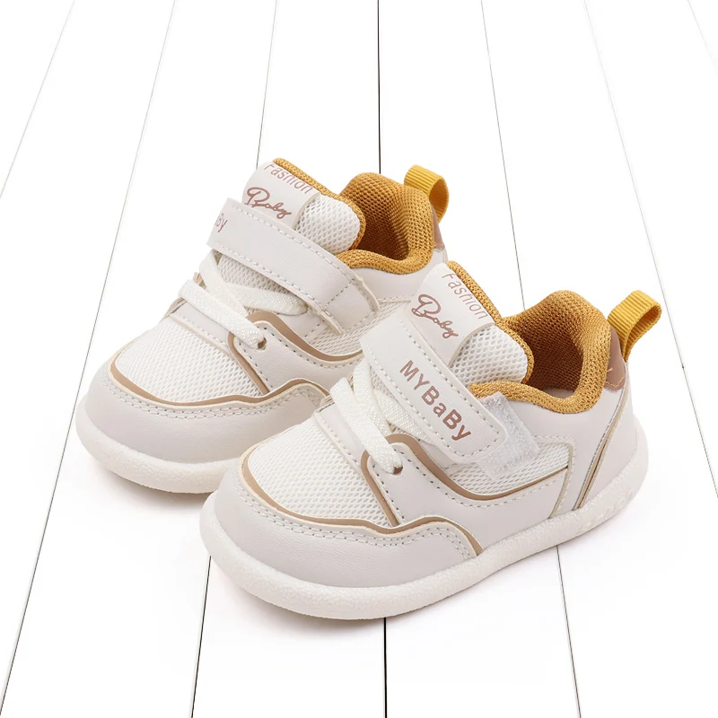 Baby Boys Girls Mesh Breathable Board Shoes Soft Bottom Anti-slip Baby Walking Shoes