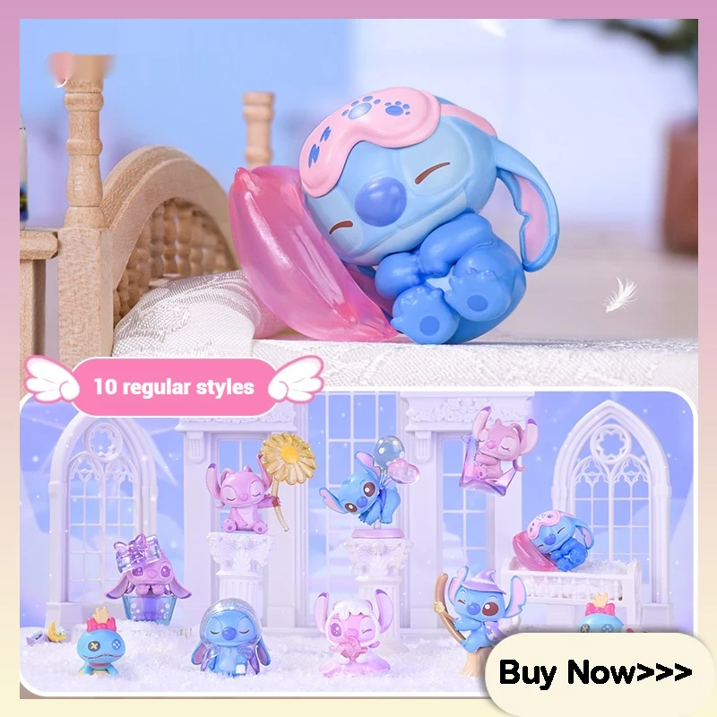 

Disney Stitch Adventure Series слепая сумка мультяшная настольная модель маленькая милая зернистая изысканный орнамент сюрприз загадочная коробка подарок