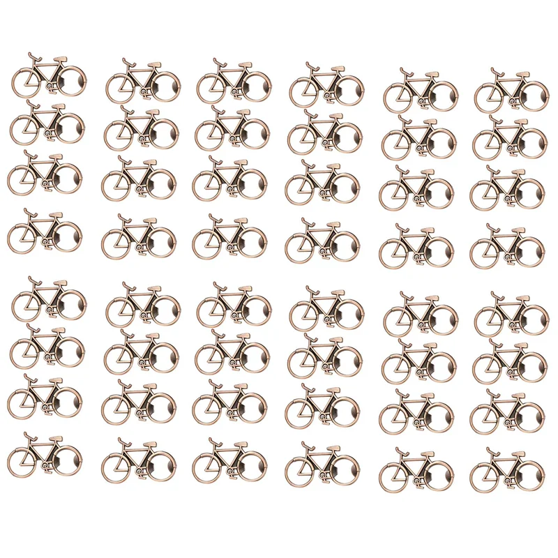 

A50I 48 шт. велосипедная открывалка для бутылок для свадебной вечеринки, сувенирный подарок, металлическая открывалка для бутылок пива, сувениры для вечеринок, подарки (античная бронза)