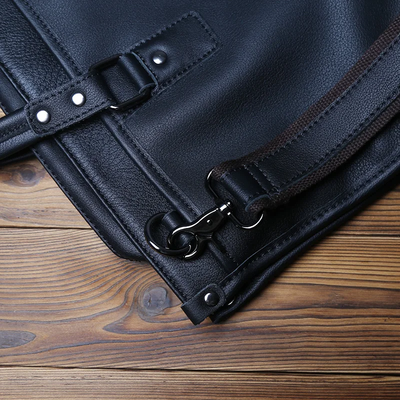 NZPJ Echtem Leder Männer Aktentasche Natürliche Rindsleder Casual Handtasche Weiche Leder Business Schulter Tasche Für 16 Zoll Laptop – Detail 15