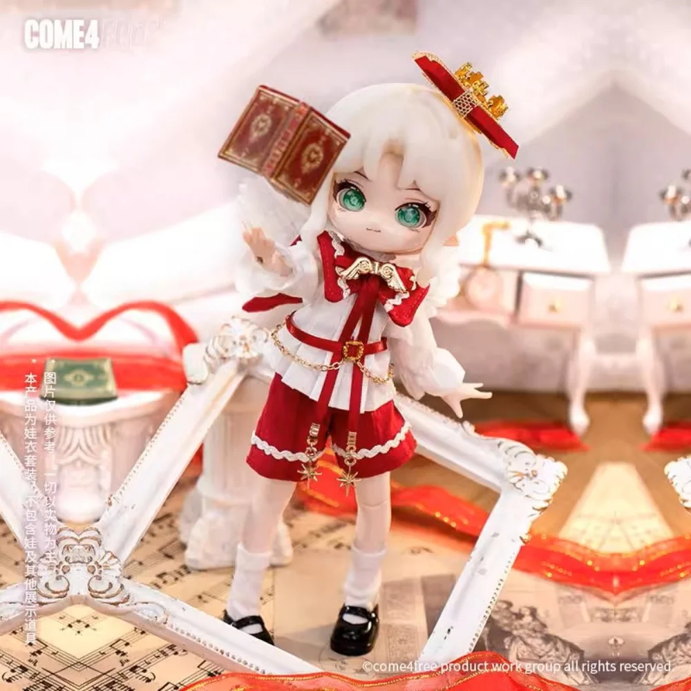 

В наличии COME4FREE 1/12 BJD Body Fairy Tale Town Series Red Maple Choir Dress Set Fit OB11 GSC UFDOLL Рисунок Костюм Украшения