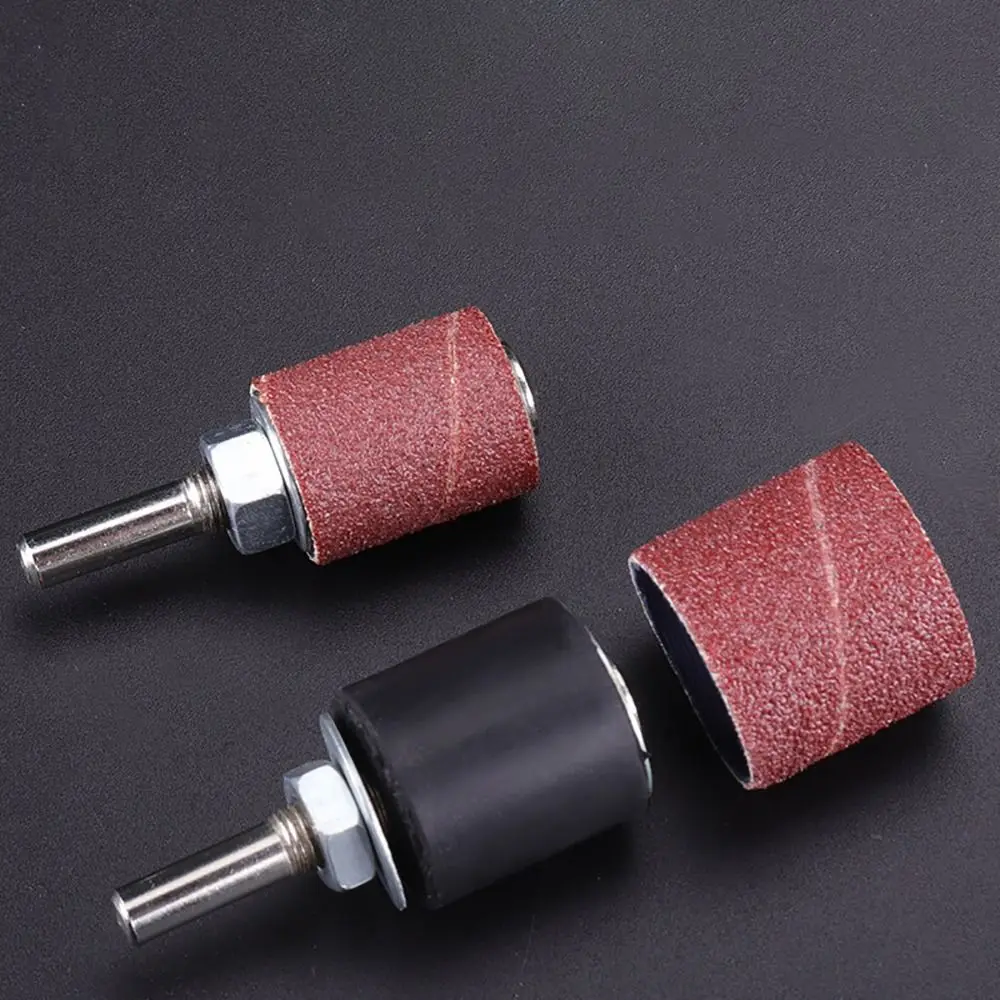 

6pcs Accessories Universal Spindle Sander Sleeves Polish 80# Sanding Drum Kit 120# Durable Grinding Tools