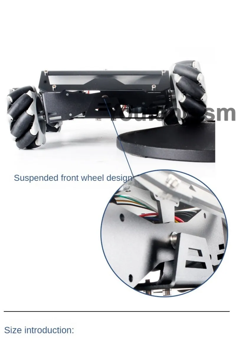10-25Kg Last RC Tank V3 3D 4WD Mecanum Rad Roboter Auto Für Arduino Roboter DIY Kit mit Motor Ps2 Griff ESP32 Programmierbare Roboter – Detail 14