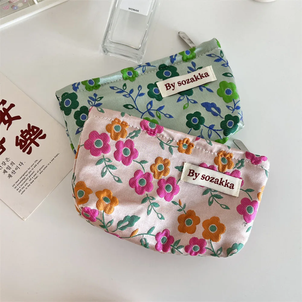 Marfino Makeup Pouch For Women 24 Styles Portable Small Bag Coquette Travel Cute Not Transparent Luxury Free Shipping