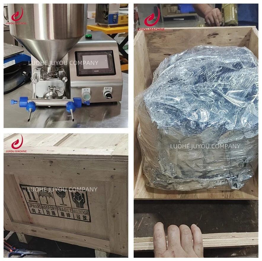 Semi-automatic Cream Filler Filling Machine Puff Core Injection Machine Cup Cakes Depositor Machine