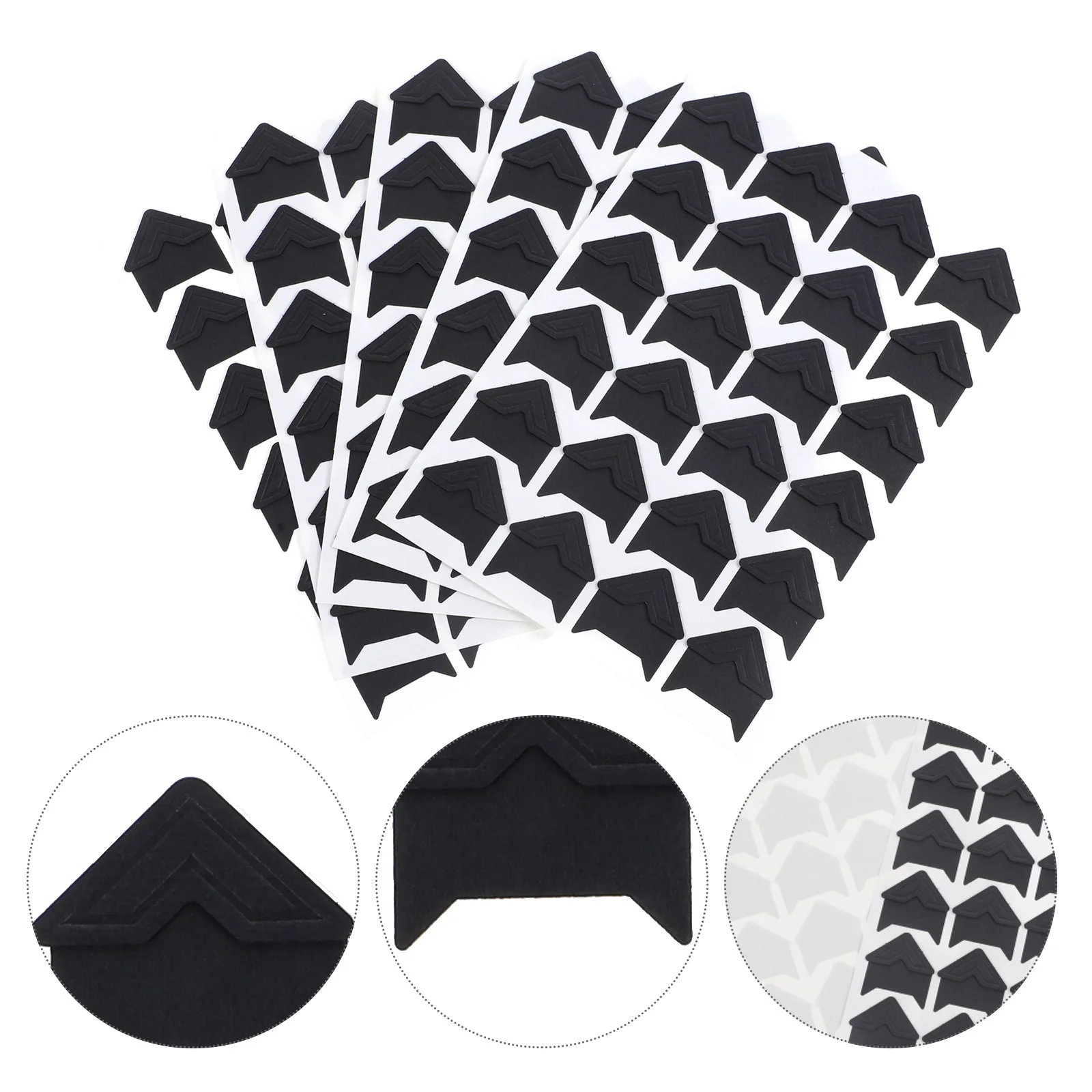 

10 Sheets Photo Album Corners Self Stick Mounting for Journaling Scrapbook Projects DIY Photo Display Organizer