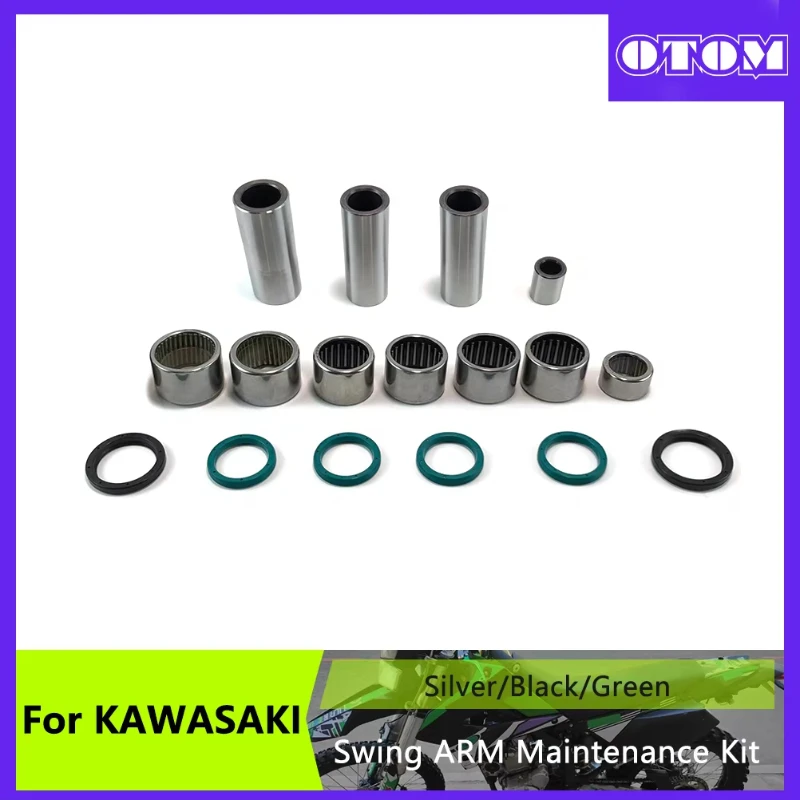 Motorcycle Linkage ARM Bearing Triangle Lever Oil Seal Bushing Shock Absorber For KAWASAKI KLX250 KLX250R KLX300 KLX300SM Parts