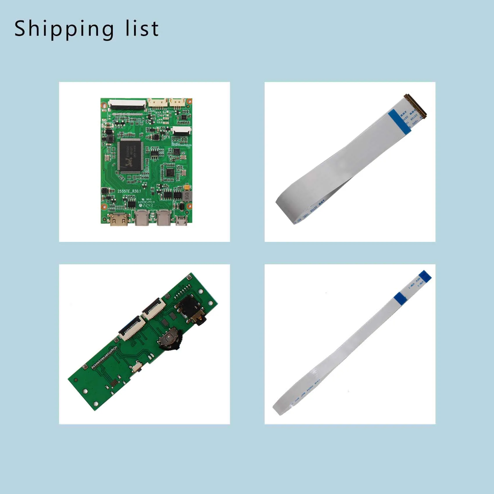 لوحة تحكم من النوع C ، NV133WUM ، شاشة eDP LCD ، HDMI ، USB ، 24 "، 1920x1200