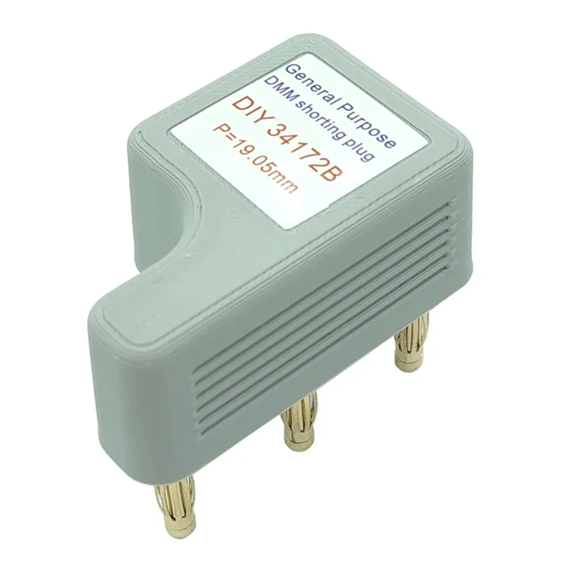 ABKP-4-Wire curto plug padrão resistor calibração multímetro calibrador ferramenta novo diy 34172b dmm inserção curta