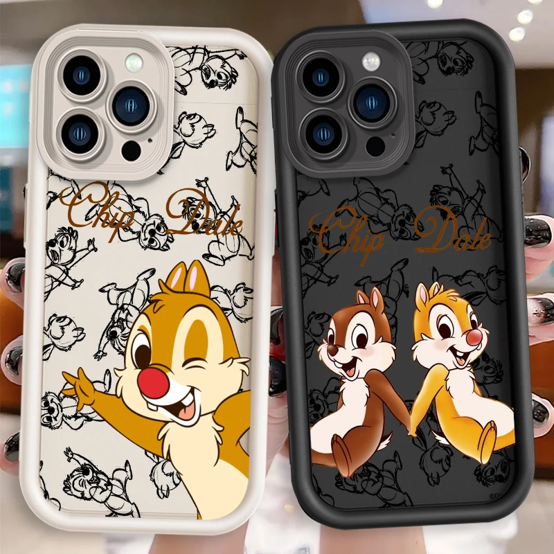 

Disney Squirrel Cute Art Eye Ladder For Apple iPhone 16 15 14 13 12 11 Pro Max Plus Phone Case Funda Phone Case