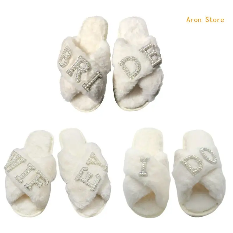 Wedding Supplies Durable and Soft Rubber Slippers for Memorable Occasion Wedding Slippers for Wedding Festivities H3CF