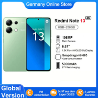 Xiaomi Redmi Note 13 4G Global Version Snapdragon 685 Octa Core 6.67 ''AMOLED 120Hz 108MP Real Camera 5000mAh 33W Turbo Charging