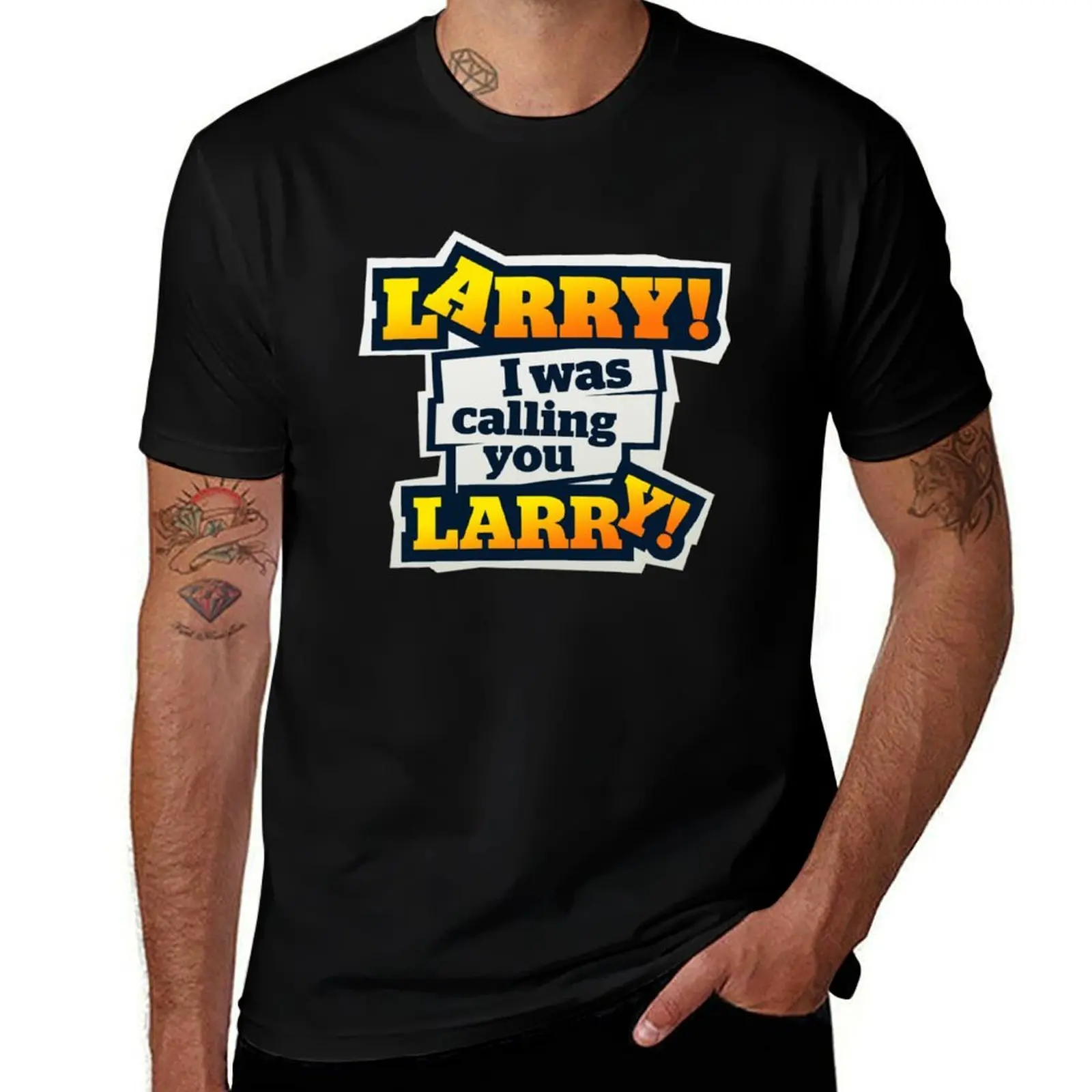 

LARRY T-Shirt man t shirts for men man t shirt summer T-Shirt