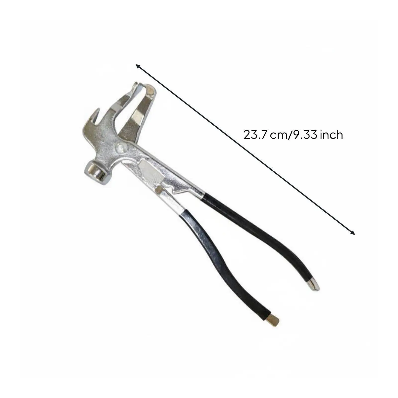 Multi Purpose Tire Balance Pliers with Ergonomic Grip Wheel Weight Hammer Automotive Service Tool for Shop