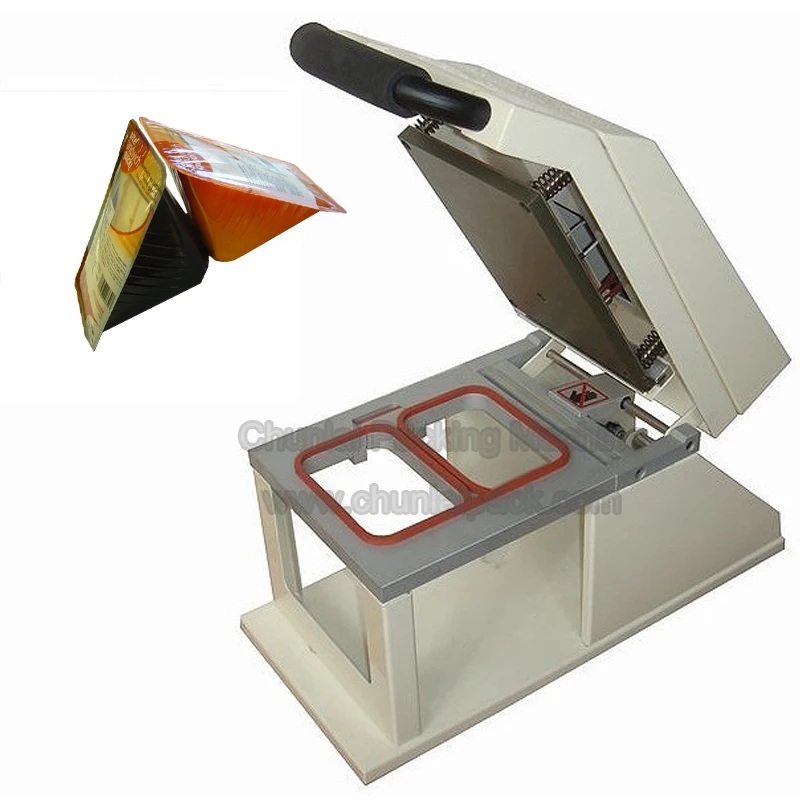 Factory direct sale Manual Sandwich Fast Food Tray heat Sealing Machine sealer