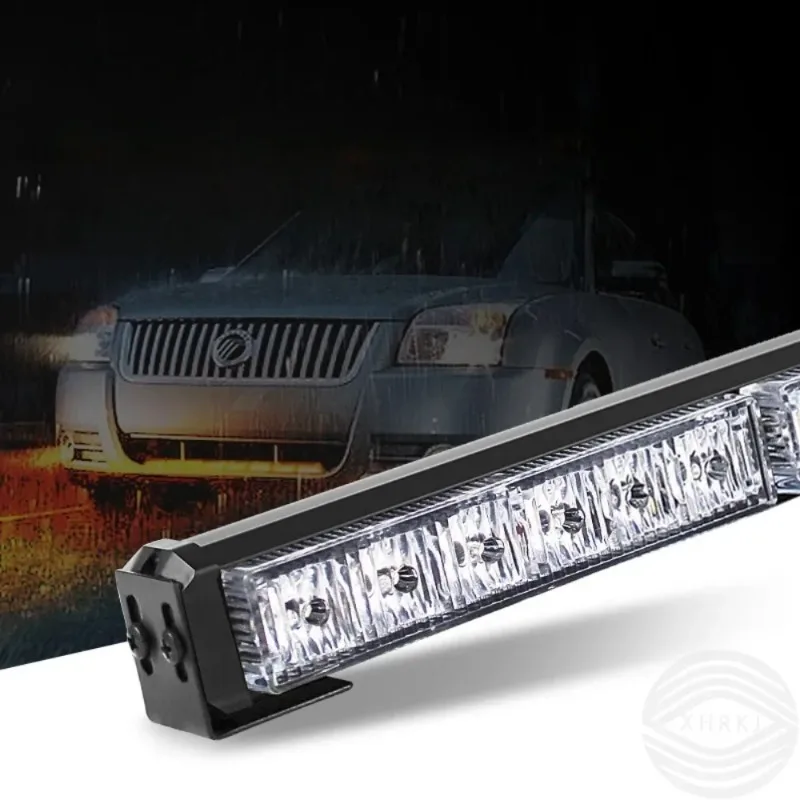 

Автомобиль Грузовик Пожарный Полицейский Аварийное Предупреждение Маяк Лампа 12 В 24 В Красный Белый Синий 18 Светодиодный Стробоскоп Вспышка Бар