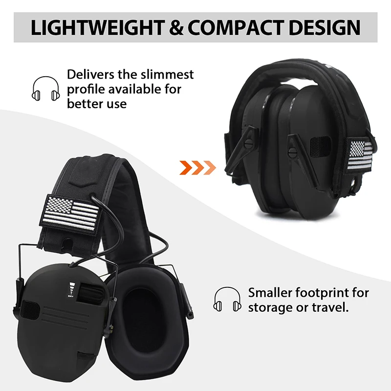 Electronic Shooting Earmuff WK Sport Anti-noise Ear Protector Sound Amplification Tactical Hear Protective Headset Headphone