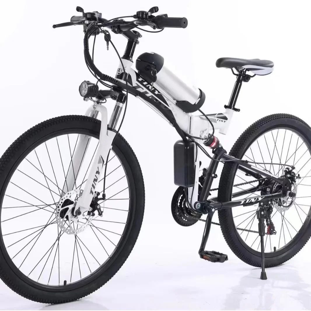 2024 factory direct sales 26-inch folding car, male and female commuting student car, foreign trade mountain power bicycle