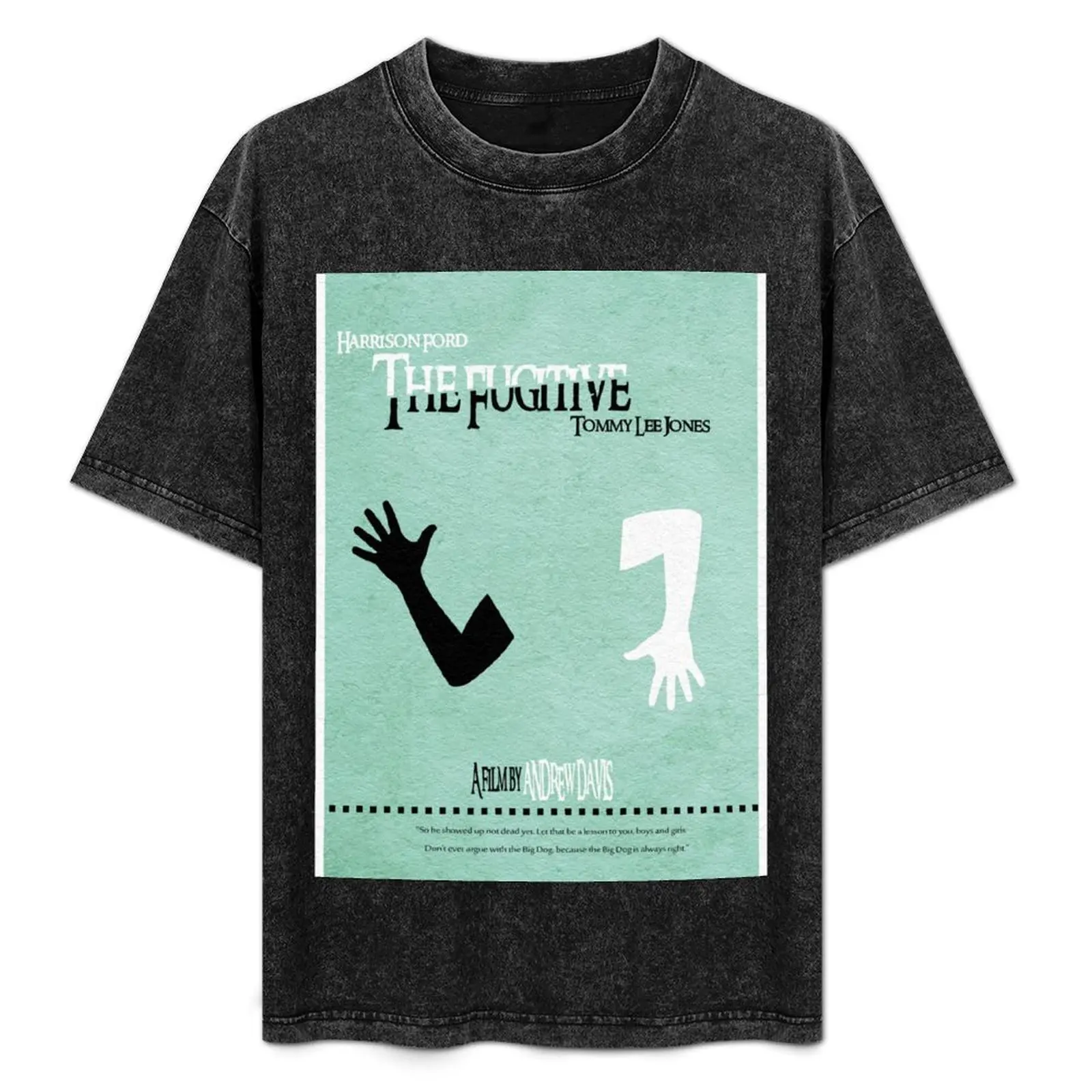 Camiseta The Fugitive con estampado de estilo vintage