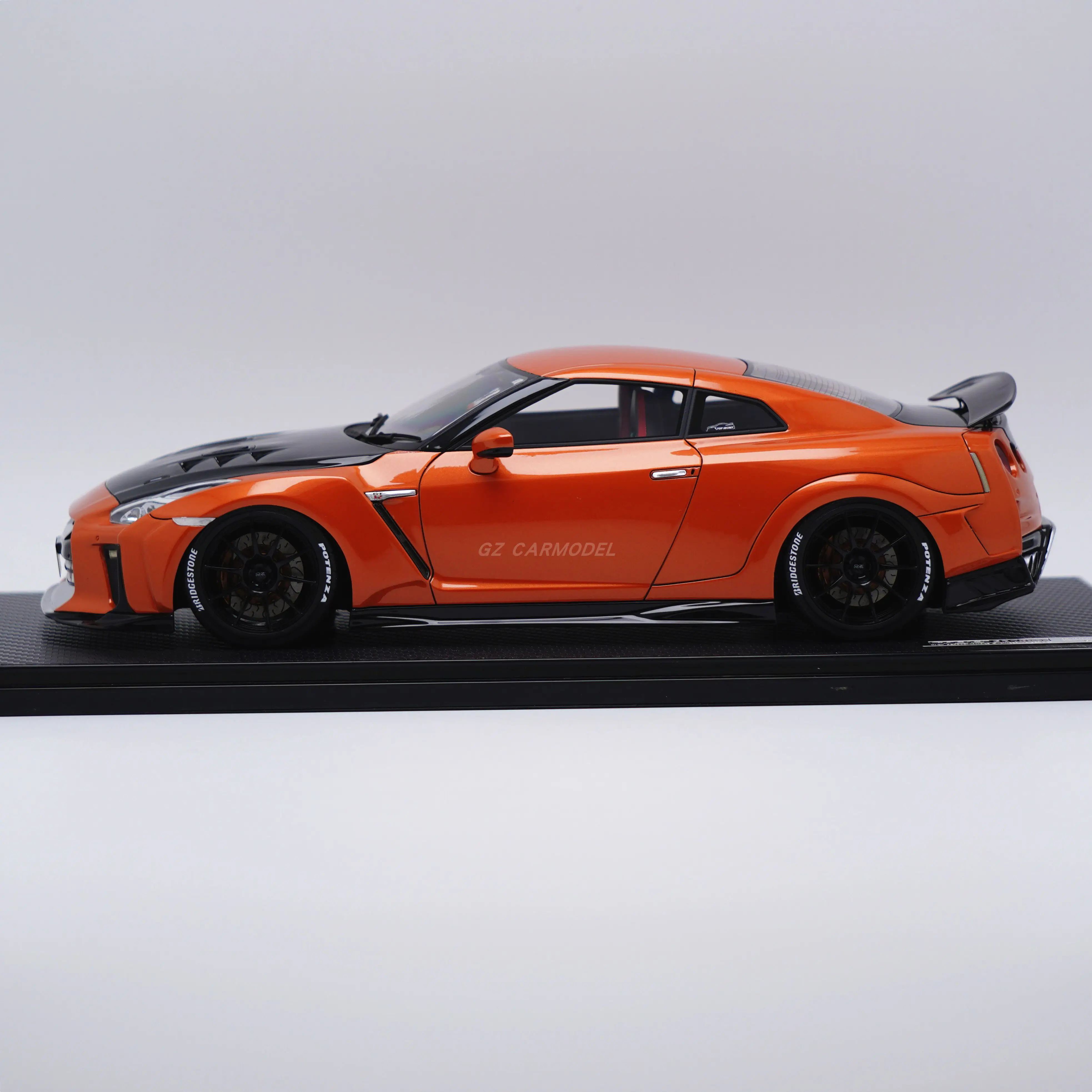 IG 1:18 TOP SECRET GTR R35 Orange IG1532 JDM Simulation Limited Edition Resin Metal Static Car Model Toy Gift