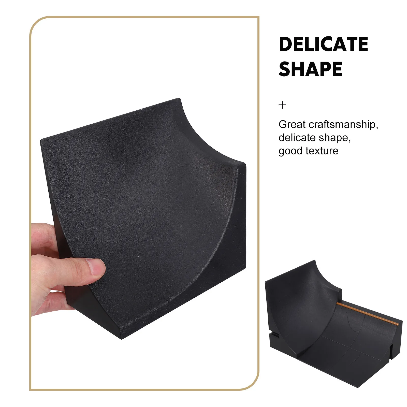 Rampes de touche en plastique, 2 pièces, obstacles de patins de table réalistes pour bol de touche, rampe de béquille murale, Kit de pratique à domicile