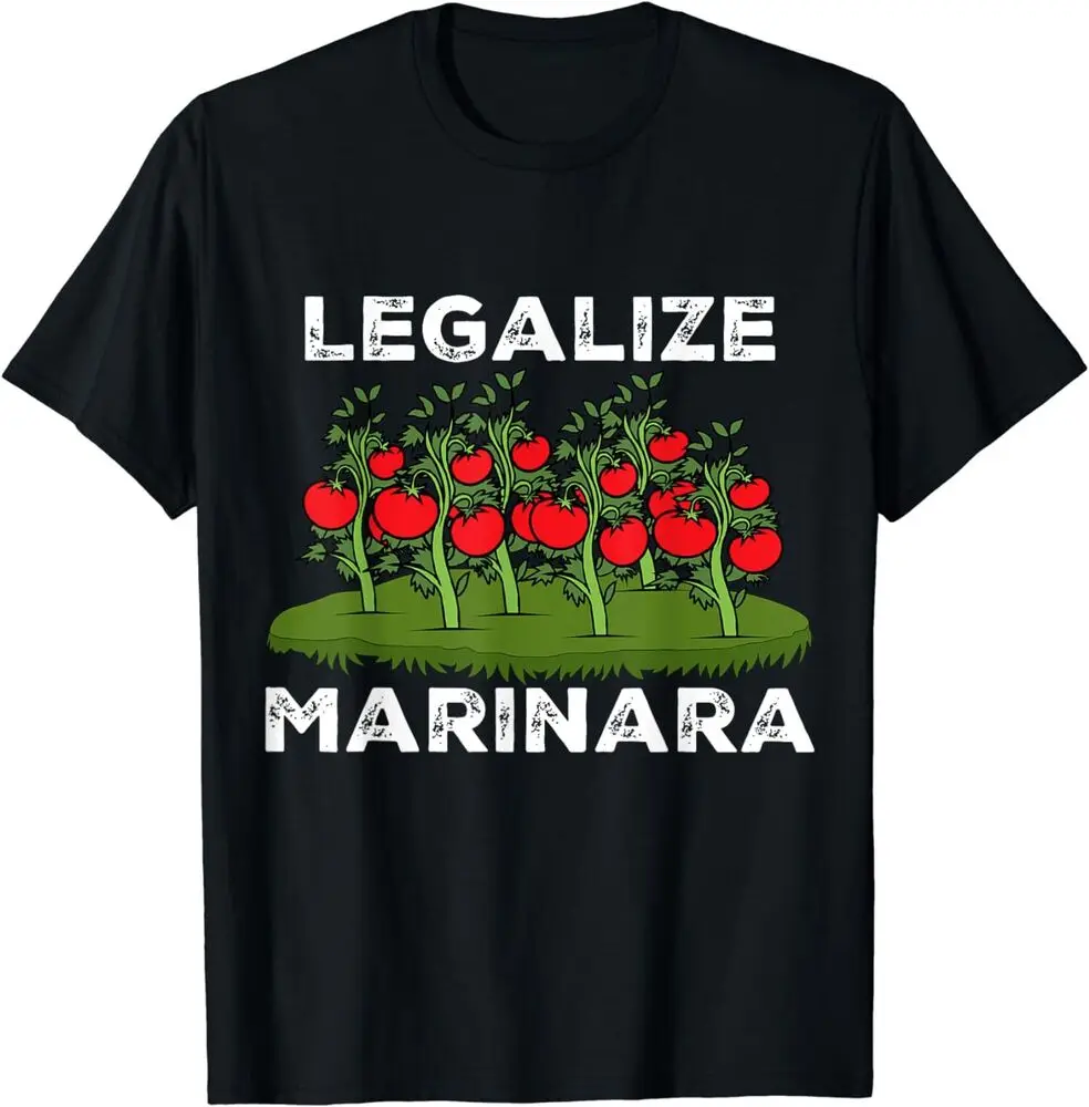 

Funny Legalize Marinara Sauce Italian Food Humor T-Shirt For Men Clothing Women Short Sleeve Tees High Quality 100%Cotton