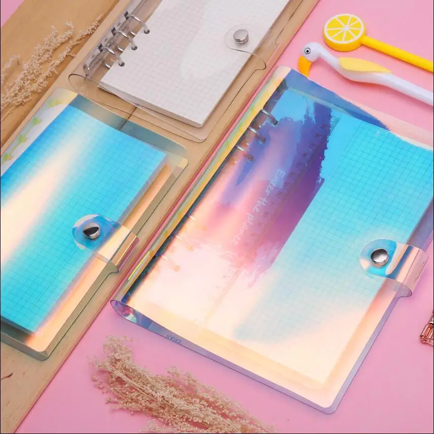 

A5 A6 A7 Laser Notebook Planner Organizer Binder Books Journal Sketchbook Accessories Diary Office Supplies Notebook