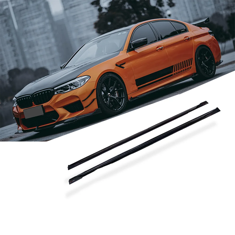 

M5 F90 Best Quality Dry Carbon Fiber Fibre Side Skirt Extension For BMW M5 F90 2018-2019 DL-BW1013-10,100% tested well