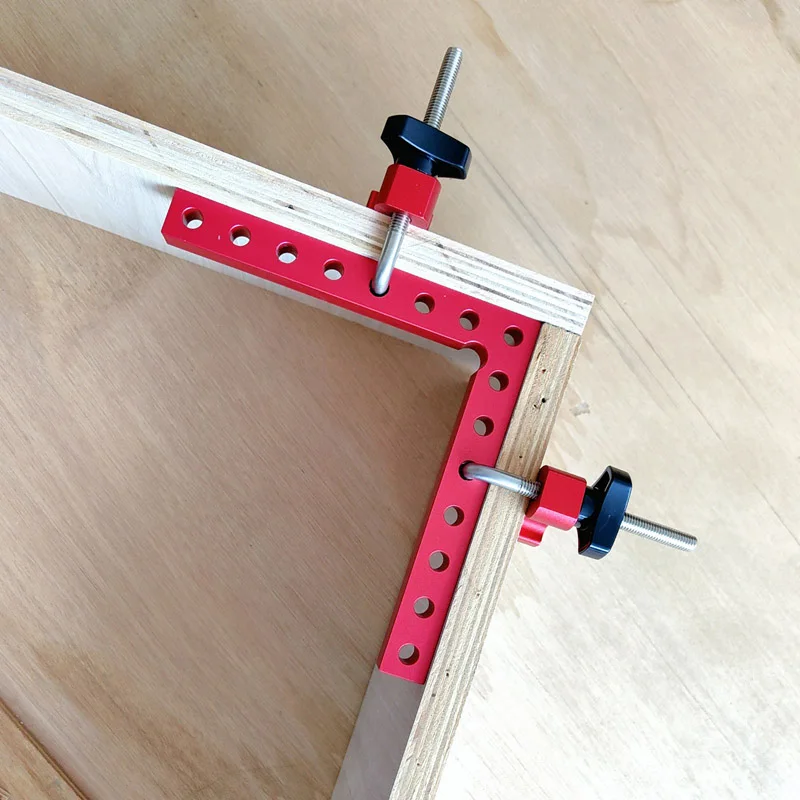 Imagem -04 - Carpintaria Canto Braçadeira 90 Graus Posicionamento Quadrados Grampos do Ângulo Direito Carpenter Clamping Tool para Armários