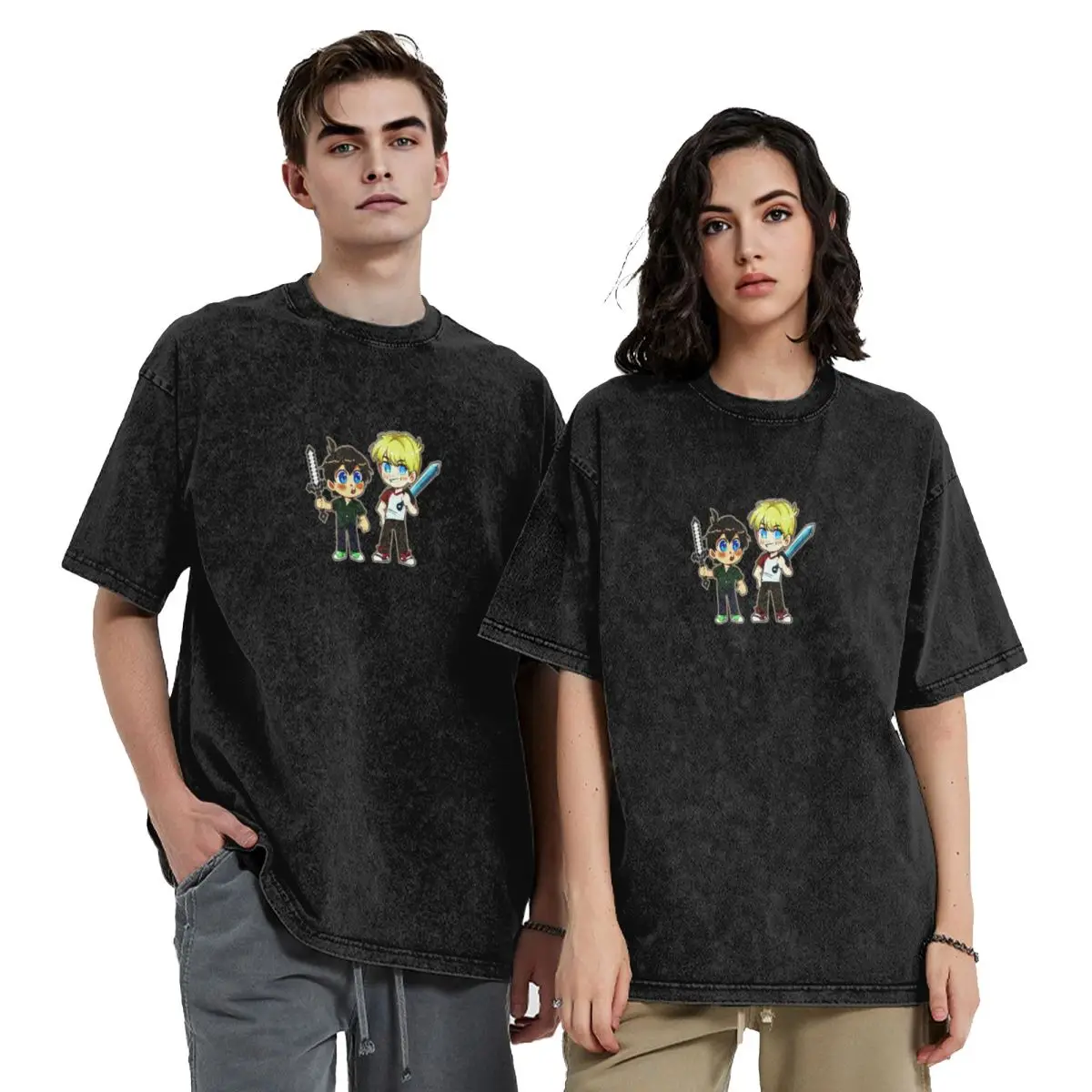 

Tubbo and Tommy T-Shirt valentines clothes oversized t shirt shirts graphic tees mens graphic t-shirts big and tall
