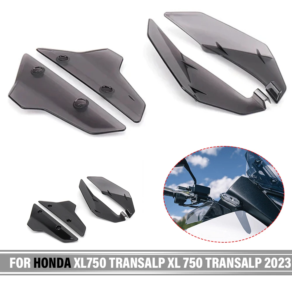 

For HONDA XL750 XL 750 Transalp 2023 Motorcycle Accessories Front Wind deflectors Side Spoiler Windshield Windscreen