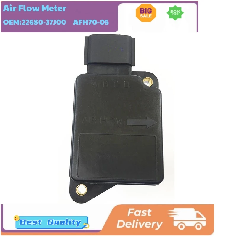 

1pc 22680-37J00 AFH70-05 Taiwan Air Flow Sensors Auto Air Flow Meters for Nissan Patrol GQ Y60 TB42E Petrol 4.2L Engine