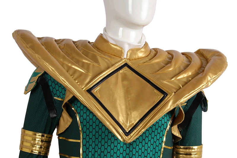 Burai Dragon Ranger Cosplay Costume Green Suits Battle for the Grid Cosplay Kyoryu LORD DRAKKON view 4