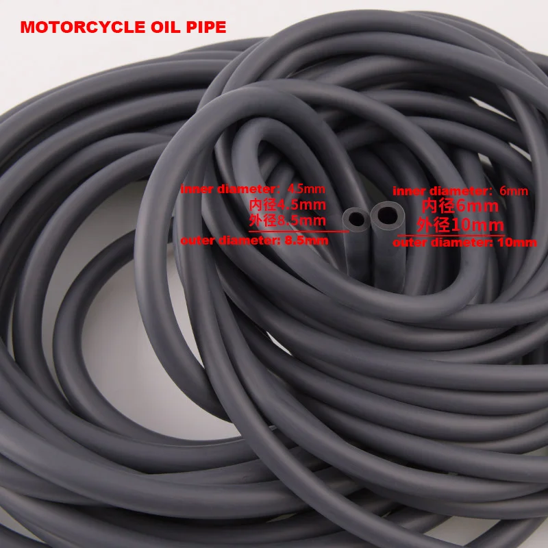 1-10Meter ID 4.5mm 6mm Thickened Oil Pipe for Motorcycle Carburetor Oil Supply Pipe Scooter Fuel Tank Antifreeze Oil Supply Hose