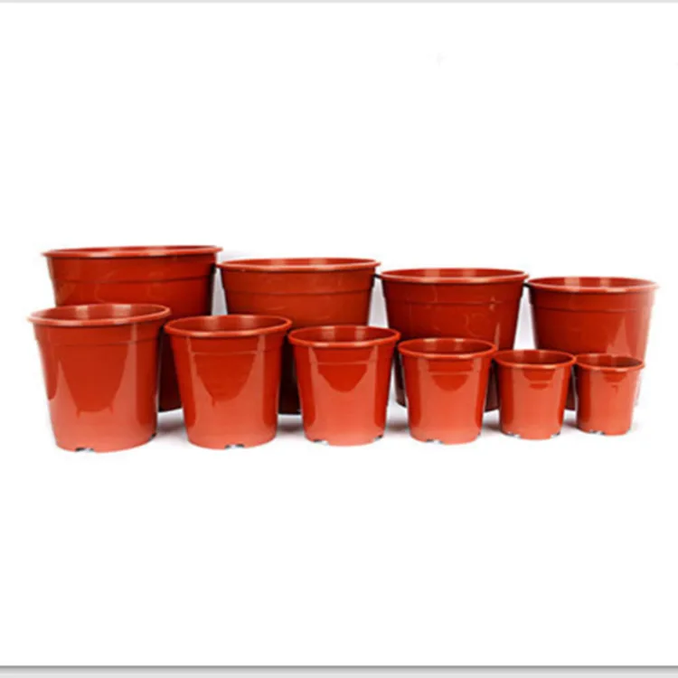 P202 屋内外兼用 多サイズ ガロン プラスチック植木鉢 耐久性のあるガーデンフラワーポット コンテナ苗ポット