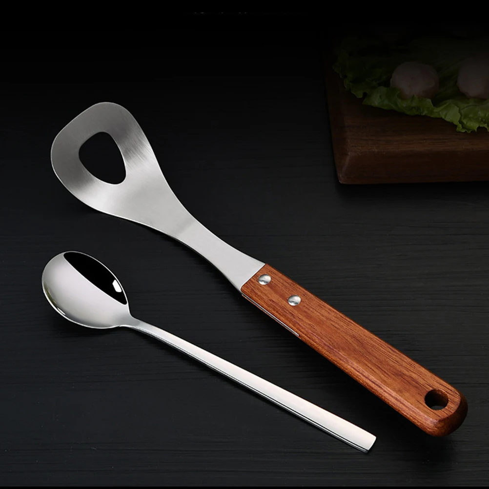

Stainless Steel Meatball Spoon Non-Stick Meat Baller Scoop Kitchen Gadget Mirror Polish Easy Clean Ergonomic Handle