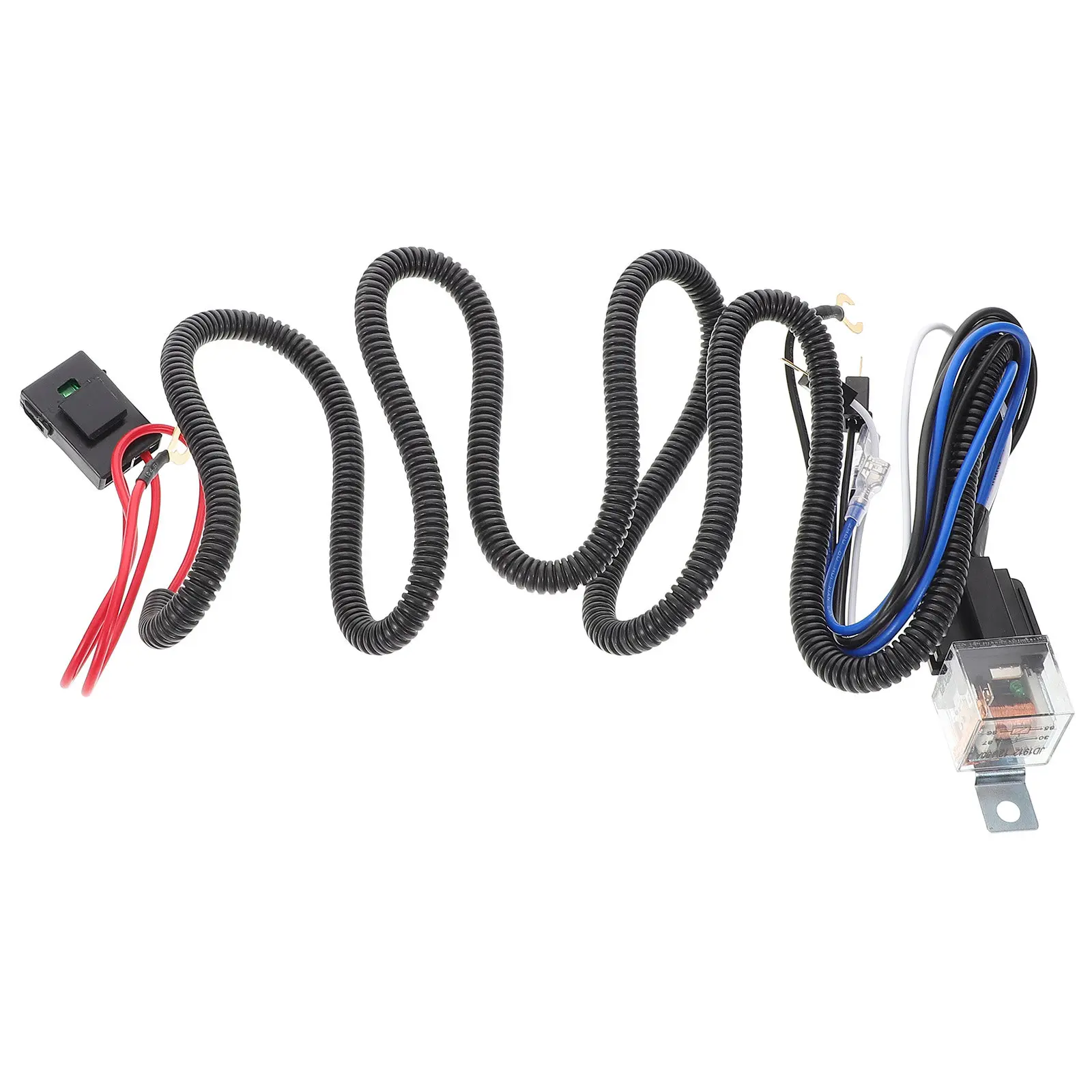 

Car Horn Wiring Harness Kit 1Set Universal Vehicle Horn Adapter Easy Install Loud Clear Sound Wiring Harness