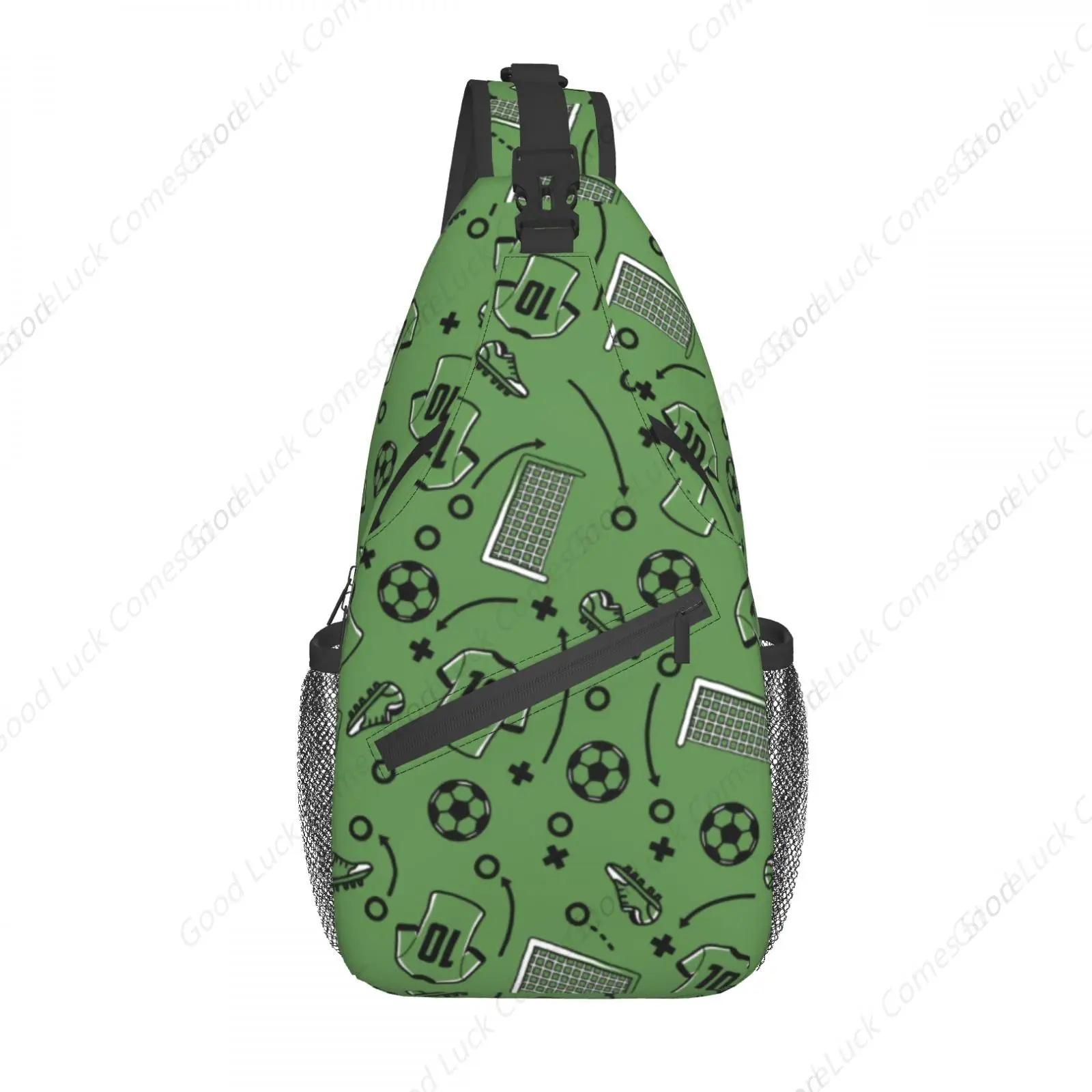 Bolsas cruzadas de material de fútbol, mochila con tirantes a la moda, bolso de hombro para el pecho, gimnasio, ciclismo, viajes, senderismo