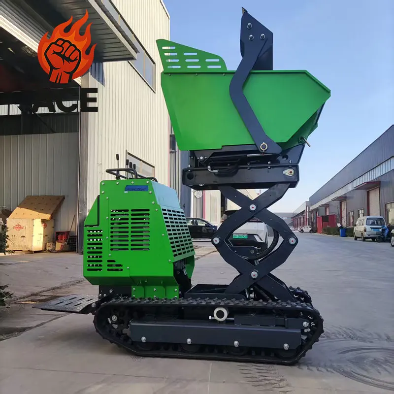 

Crawler Mini dumper 1200kg crawler mini dumper free shipping customized mini Dumper Mixer Concrete For construction