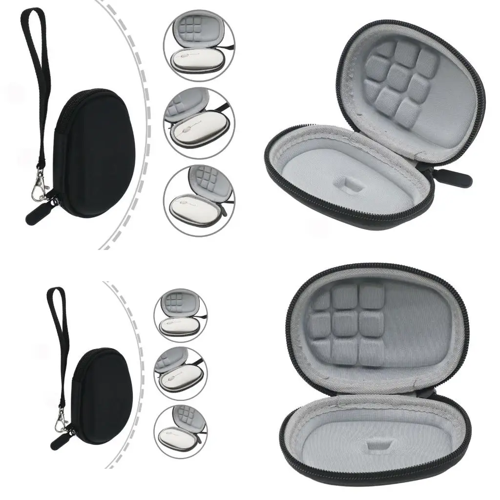  Durability Travel Case For Portable Mouse 3, Dustproof And AntiSplash, With Receiver Slot Protector Accessories
