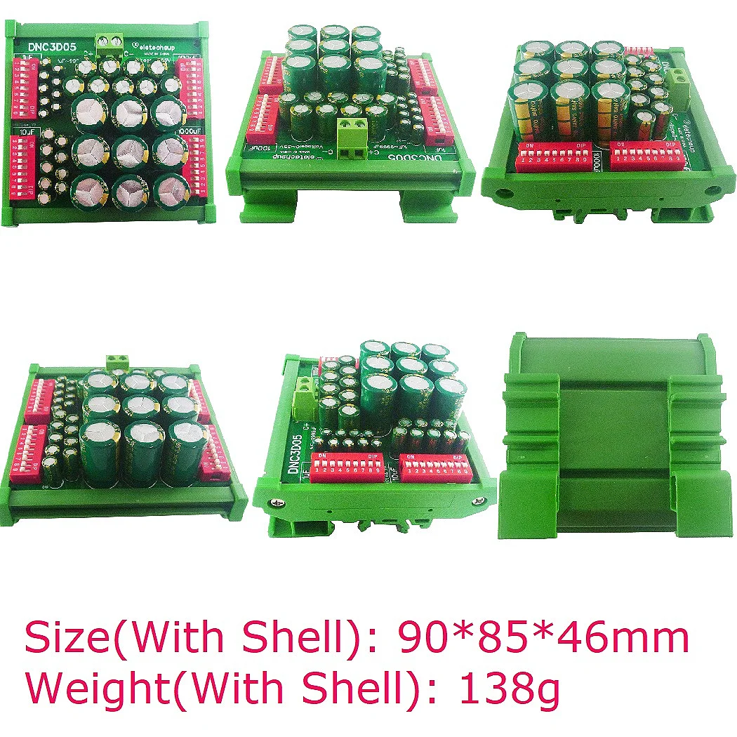 Adjustable Programmable Capacitor Module 1uF to 10000uF Electrolytic Capacitors for Circuit Development And Testing