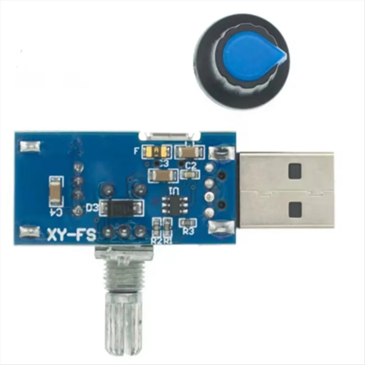 Promotion USB Fan Governor Wind Speed Controller Air Volume Regulator Cooling Mute Multi Function Fan Speed Switch Module DC 5V