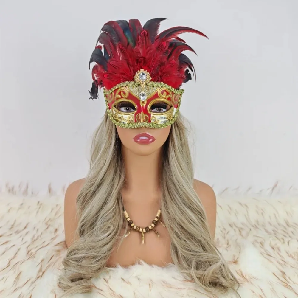 Carnival feather mask performance props ball decorations European and American party Venice masks and character Cosplay