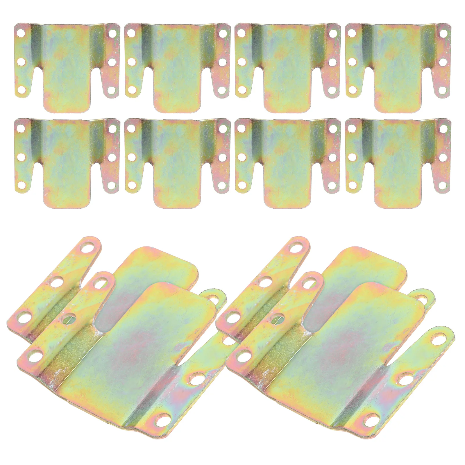 

12 Pieces Metal Sofa Connectors for Sectional Couch Reinforcement Furniture Joints Snap Recliner Link Parts