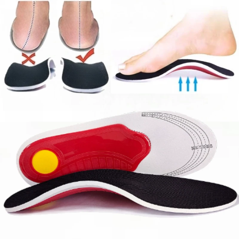 

1Pairs Orthotic High Arch Support Insoles Pad 3D Arch Support Flat Feet for Women Men Orthopedic Foot Pain Damping Cushion