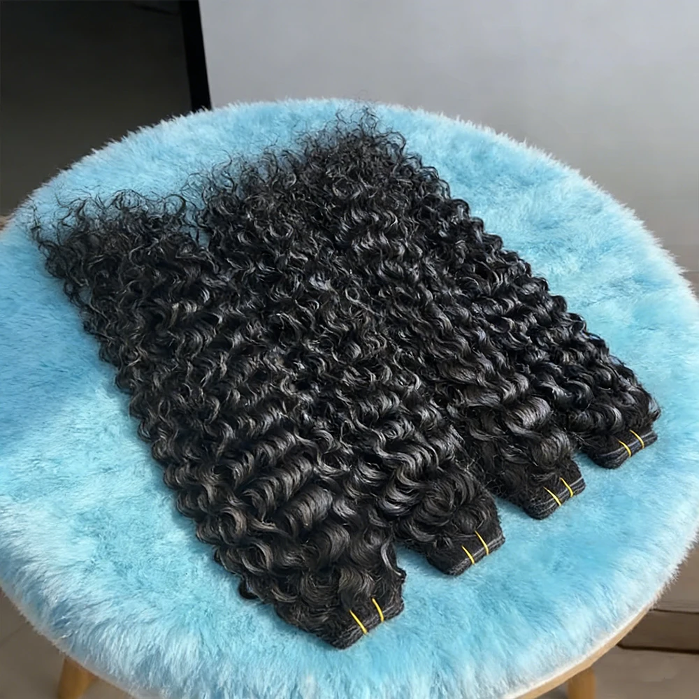 18A Water Wave Bundles Human Hair Real Unprocessed Virgin Hair Cheap Wet And Wavy Hair 3/4 Bundles Deal Deep Natural Wave Hair