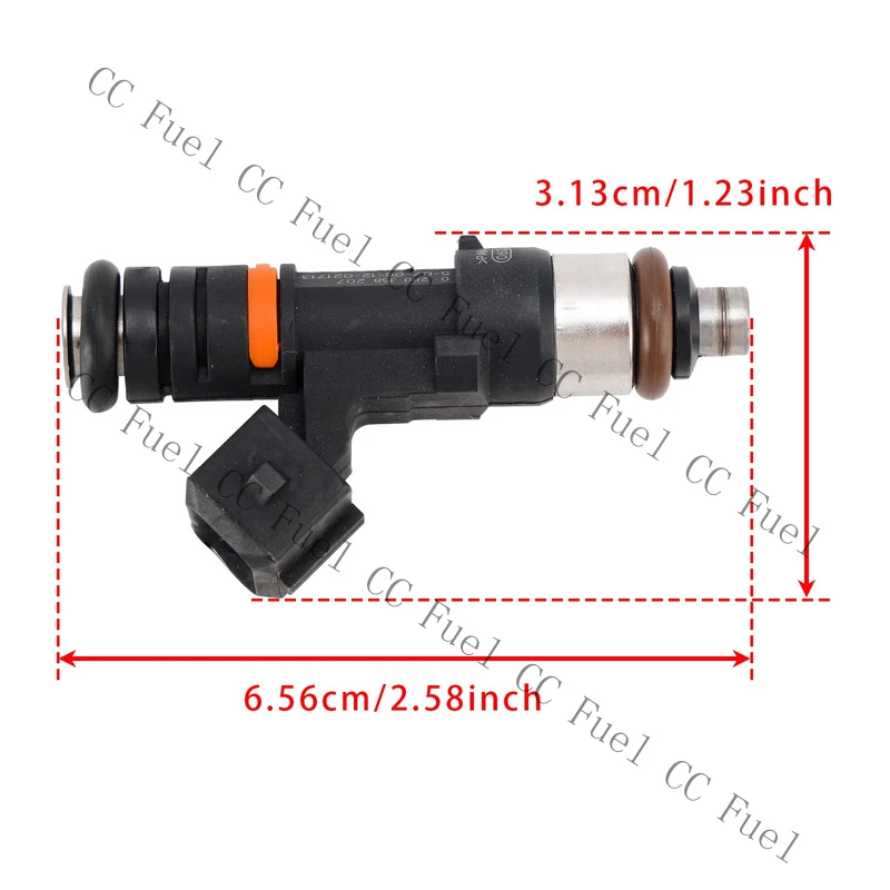 C+ 1X fuel injector for Ford Focus III Fiesta VI C-Max II B-Max 0280158207`
