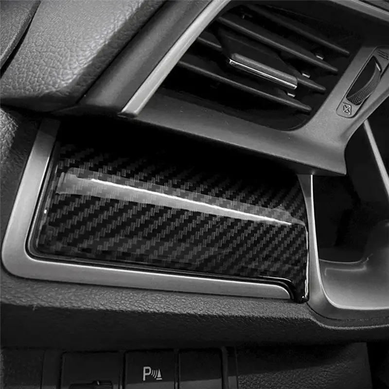 Dependable-Car Interior Dashboard Panel Cover Trim Styling For Honda Civic 10Th Gen 2016 2017 2018 2019-2021 Carbon Fiber Look