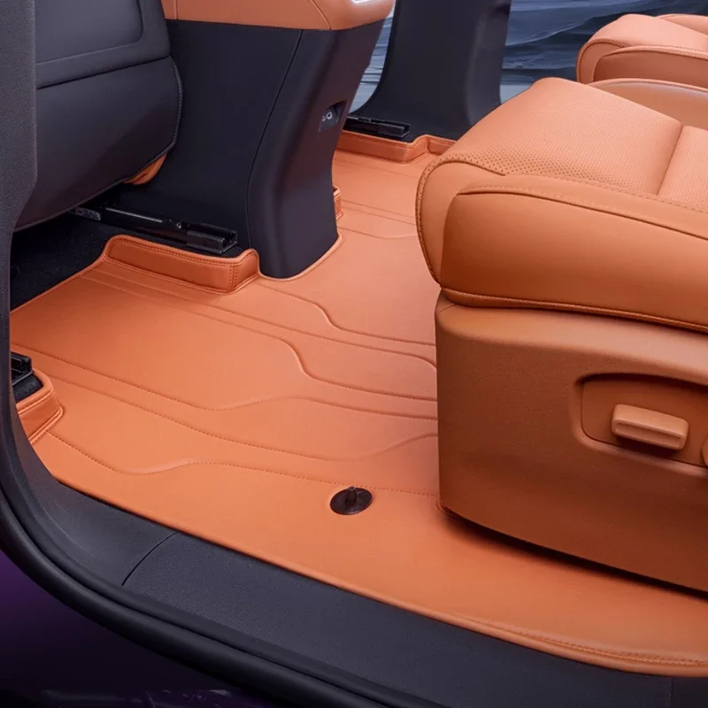 مخصص نابا الجلود ل GWM WEY 07 2024-الحاضر المضادة للانزلاق سيارة القدم حماية حصيرة السيارات الفاخرة مقاوم للماء وسادة أرضية ملحق #6