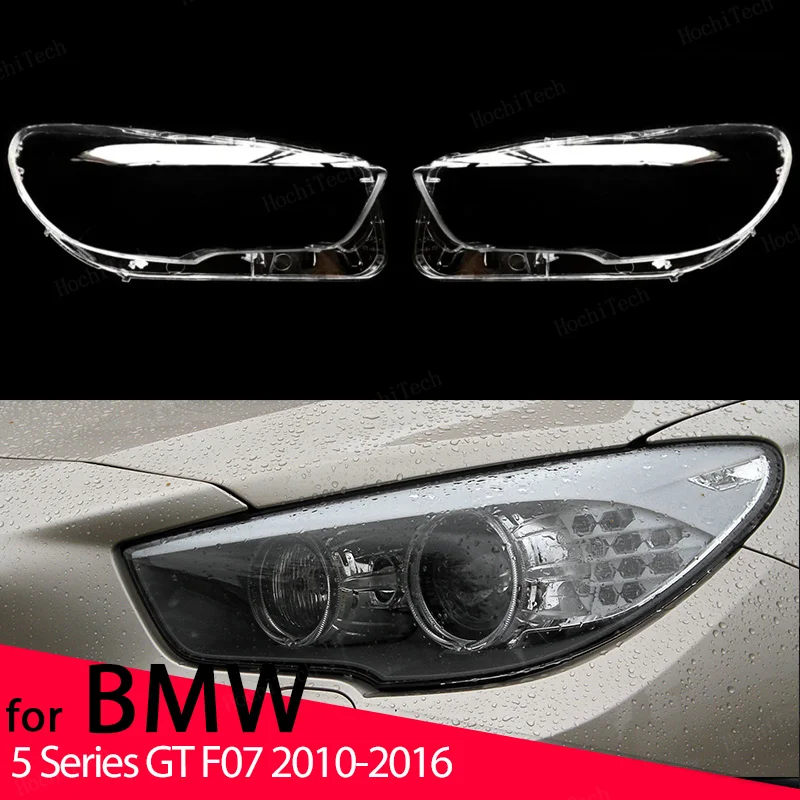 

Car Headlight Lens Cover Transparent head light lamp Shell Lens Light Protection for BMW 5 Series GT 5GT F07 2010-2016 Lampcover